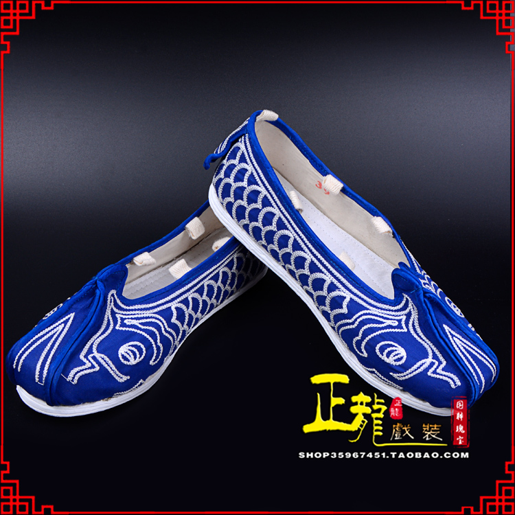 常山戏鞋舞台演出鞋水路英雄三义斋布底鱼鳞洒