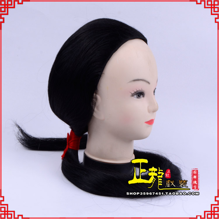 常山古装影视演出头套花旦假发 真发古装发