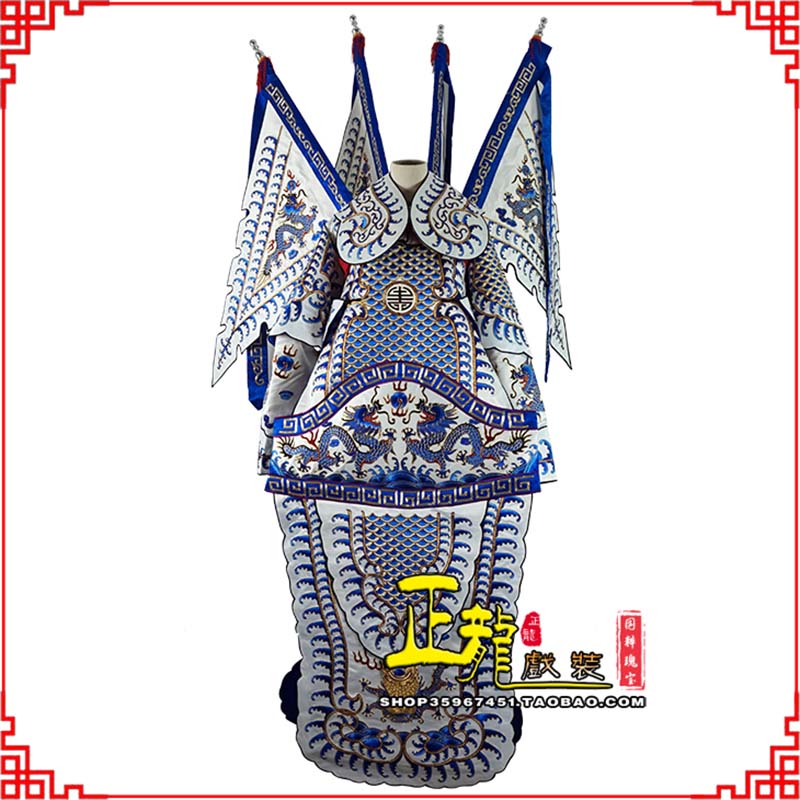 常山武生武将大靠祥龙勾金